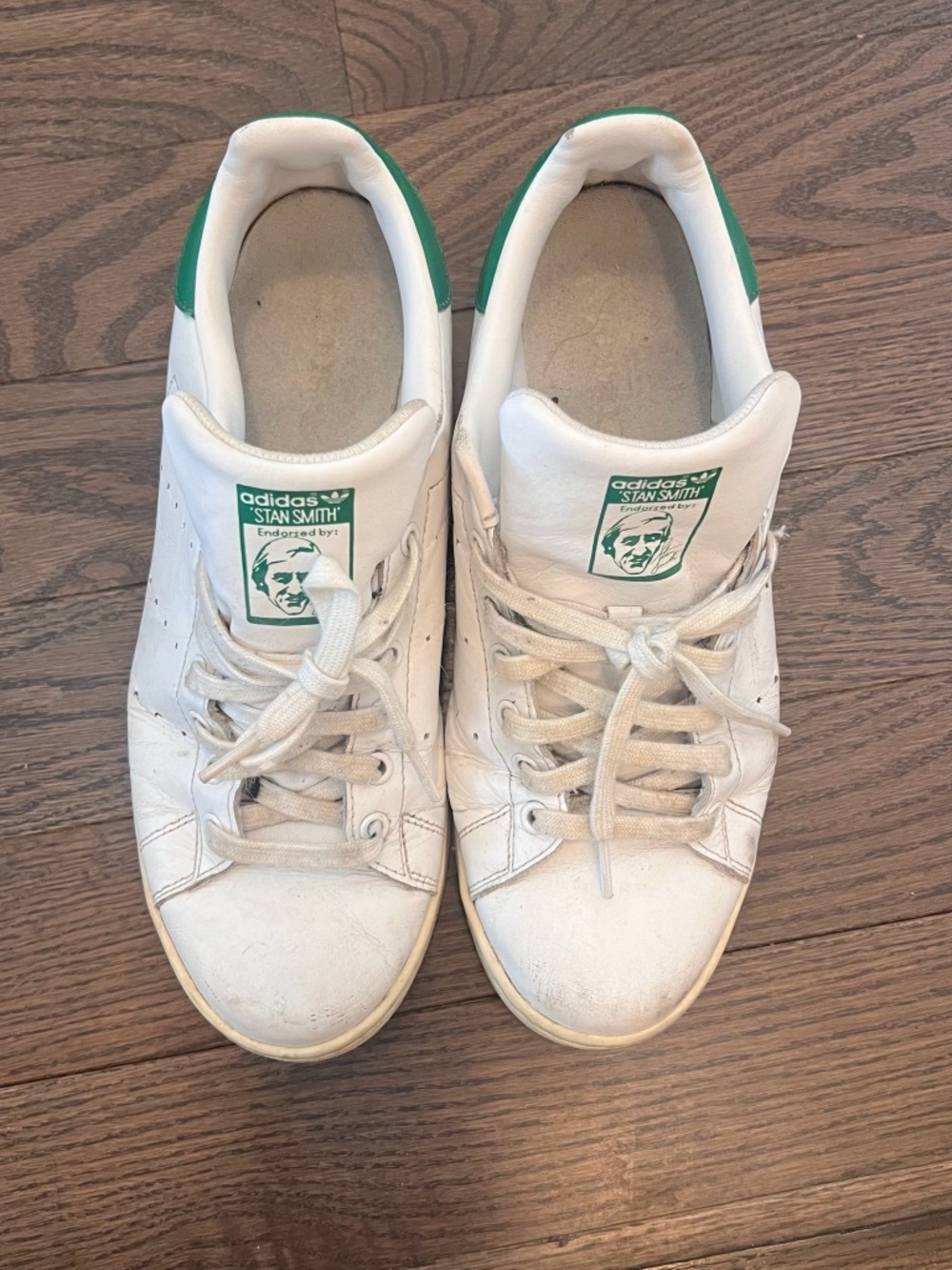 Adidas Originals Stan Smith White Green Tennis Shoes Men's Size 11 M20324